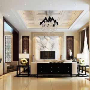 Chinese-living-room-wall