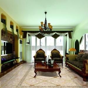 TV-wall-design-rendering-Mediterranean-style jpg