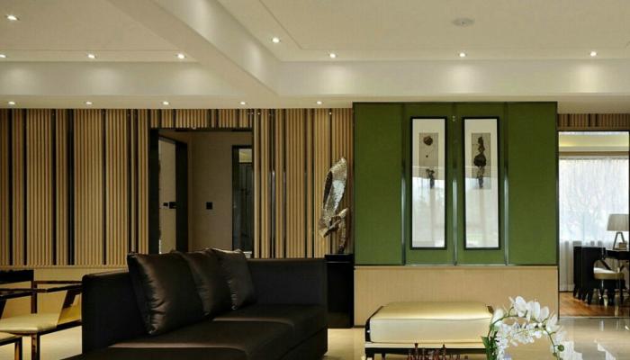 Modern-living-room-green-element