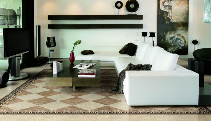 Modern-style-living-room-sofa-white