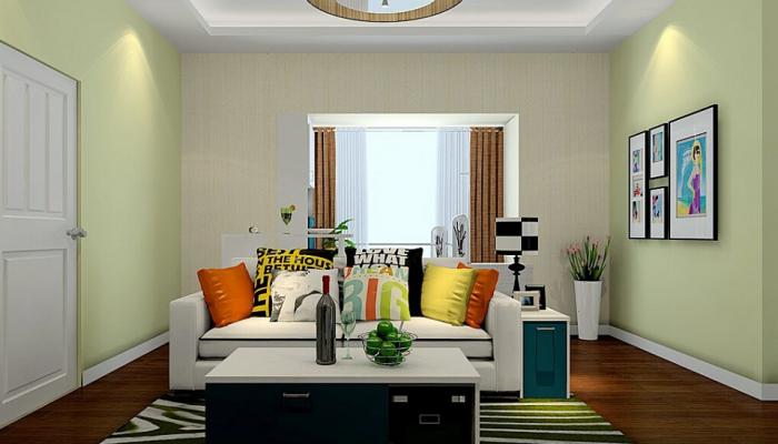 Modern-living-room-coffee-table-and-rug