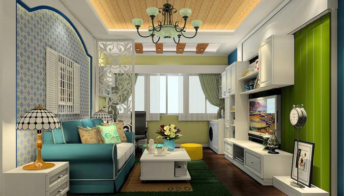 2015-South-Korea-rustic-house-living-room-decoration