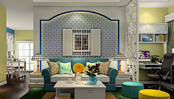 2015-South-Korea-rustic-living-room-wall-background