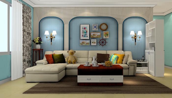 2015-beautiful-living-room-sofa-background-wall-South-Korea