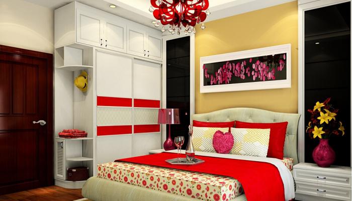 Korean-interior-design-with-red-elements