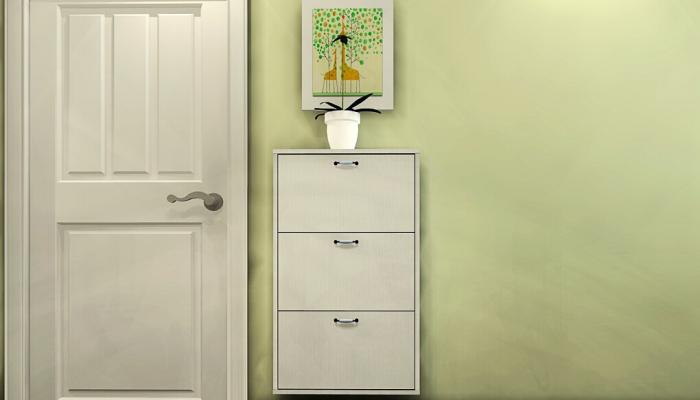 Entrance-decorated-in-rustic-Korea